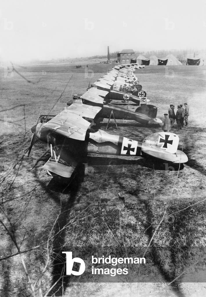 Fighter squadron Richthofen (b/w photo)