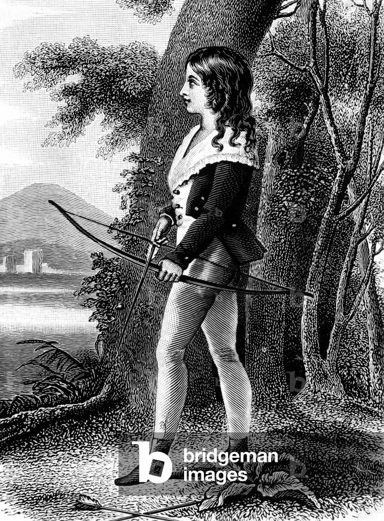 Lord Byron, 1795 (b/w photo)