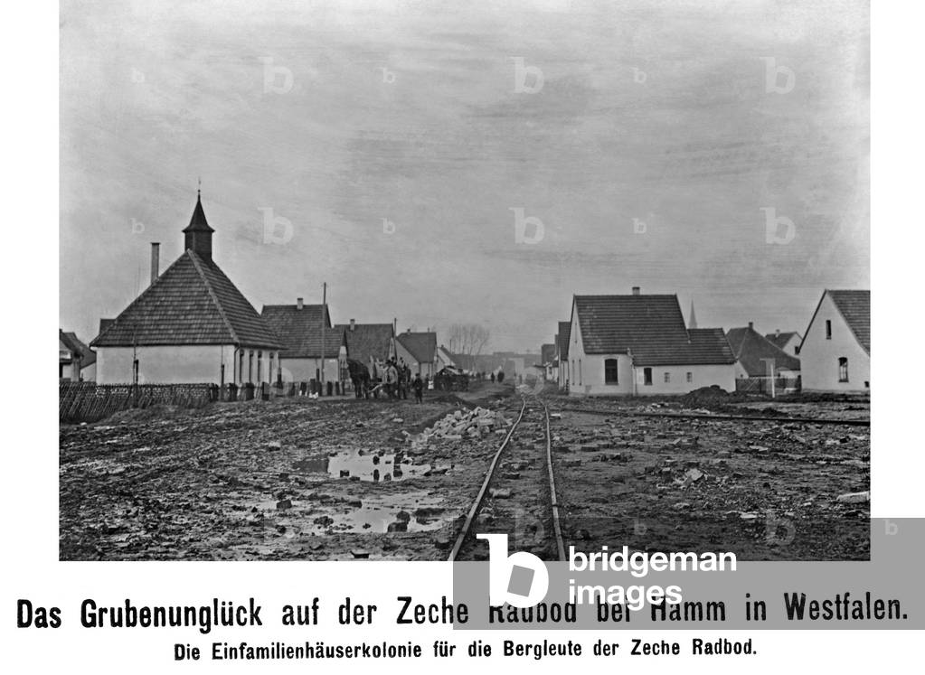 Miners' settlement in Hamm, 1908
