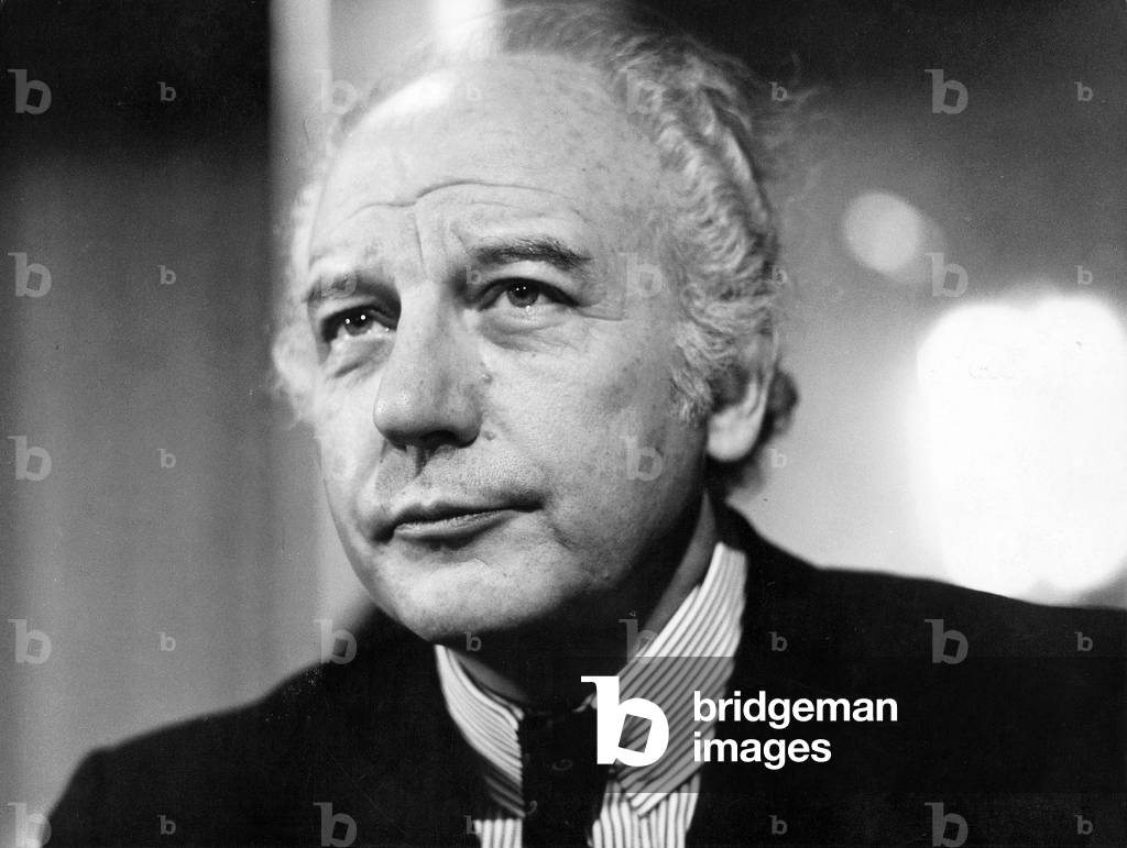 German President Walter Scheel, 1974 (b/w photo)