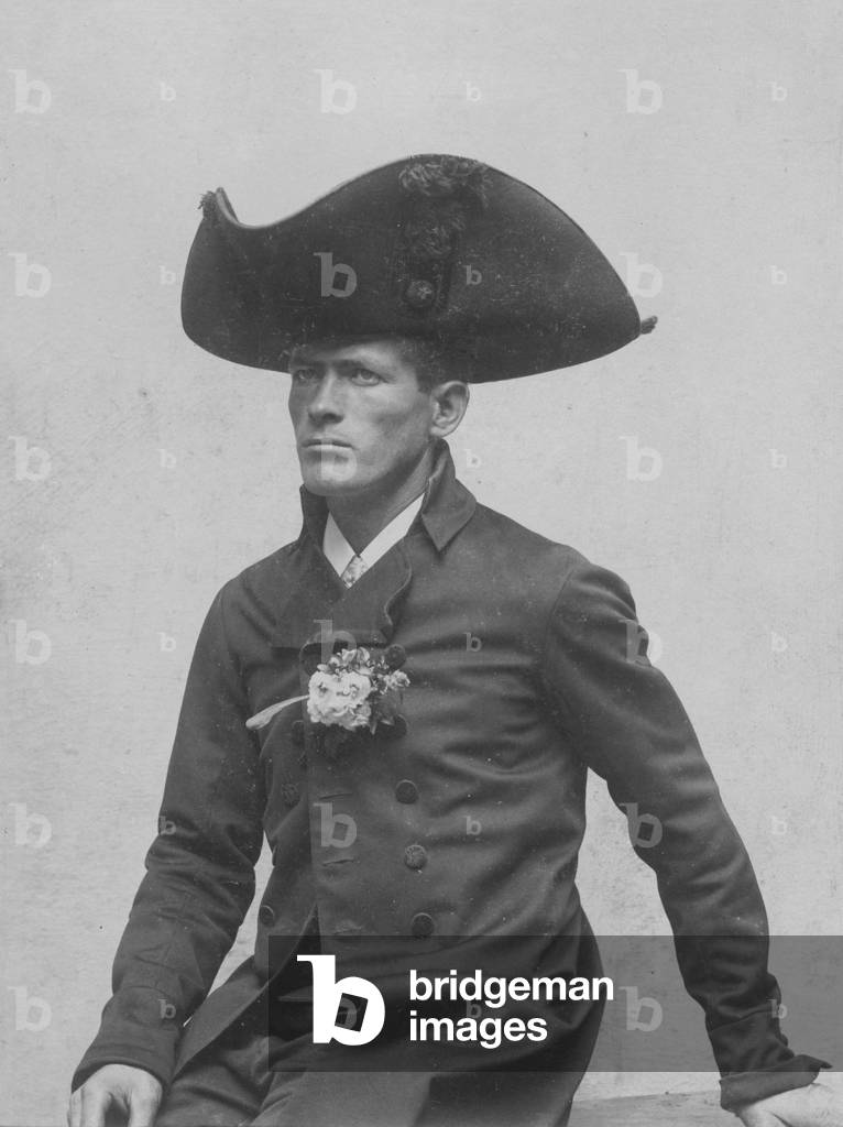 Man from Upper Franconia, 1904 (b/w photo)