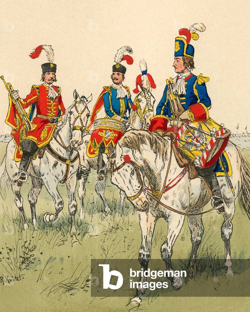 Cavalry bandsmen (photo)