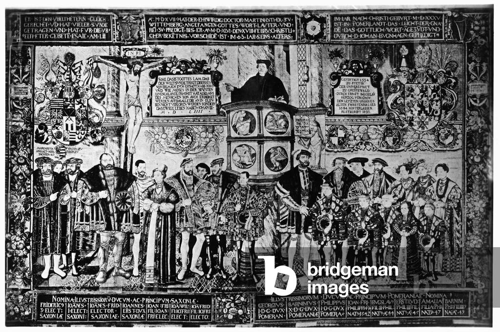 Croy tapestry in Greifswald, around the 16th century