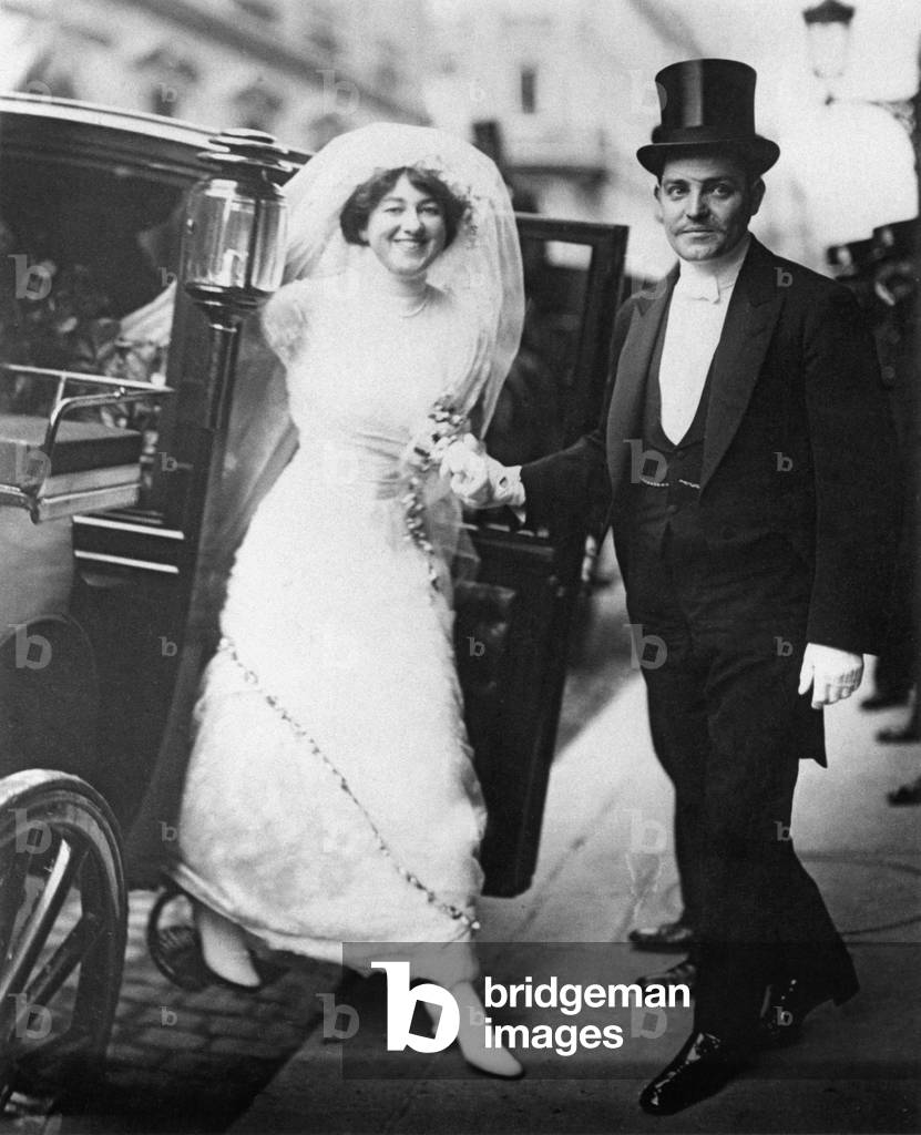 Wedding, 1909 (b/w photo)