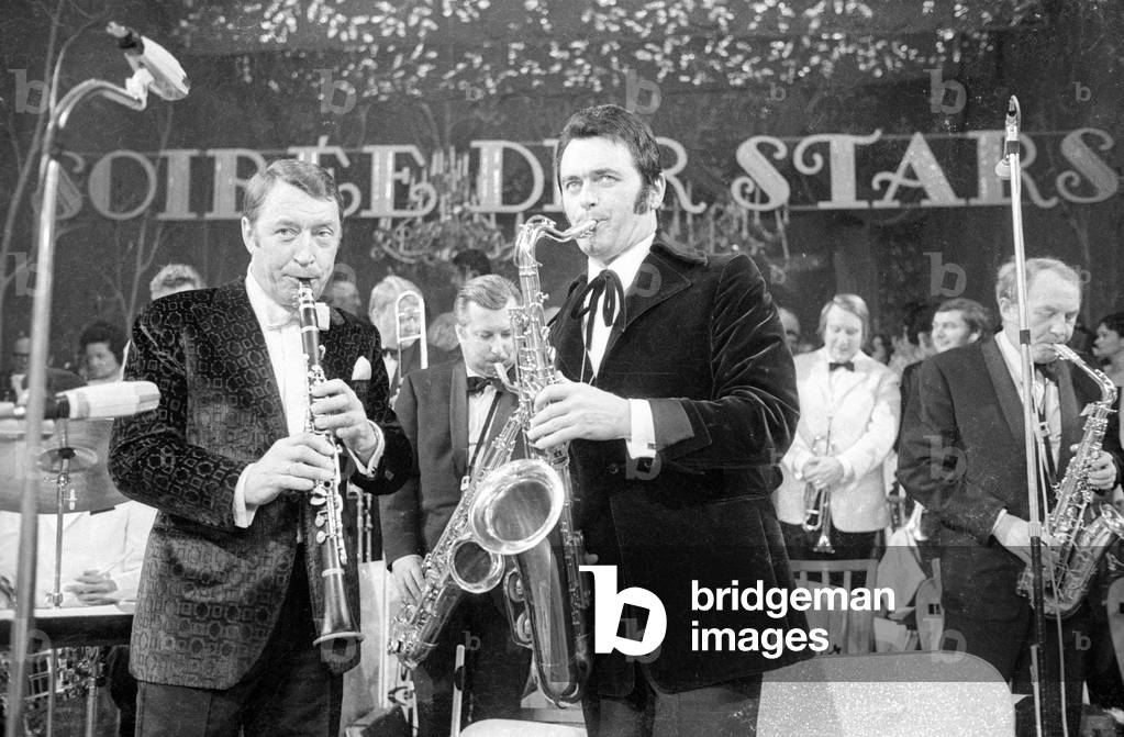 Film Ball Munich 1971 (b/w photo)