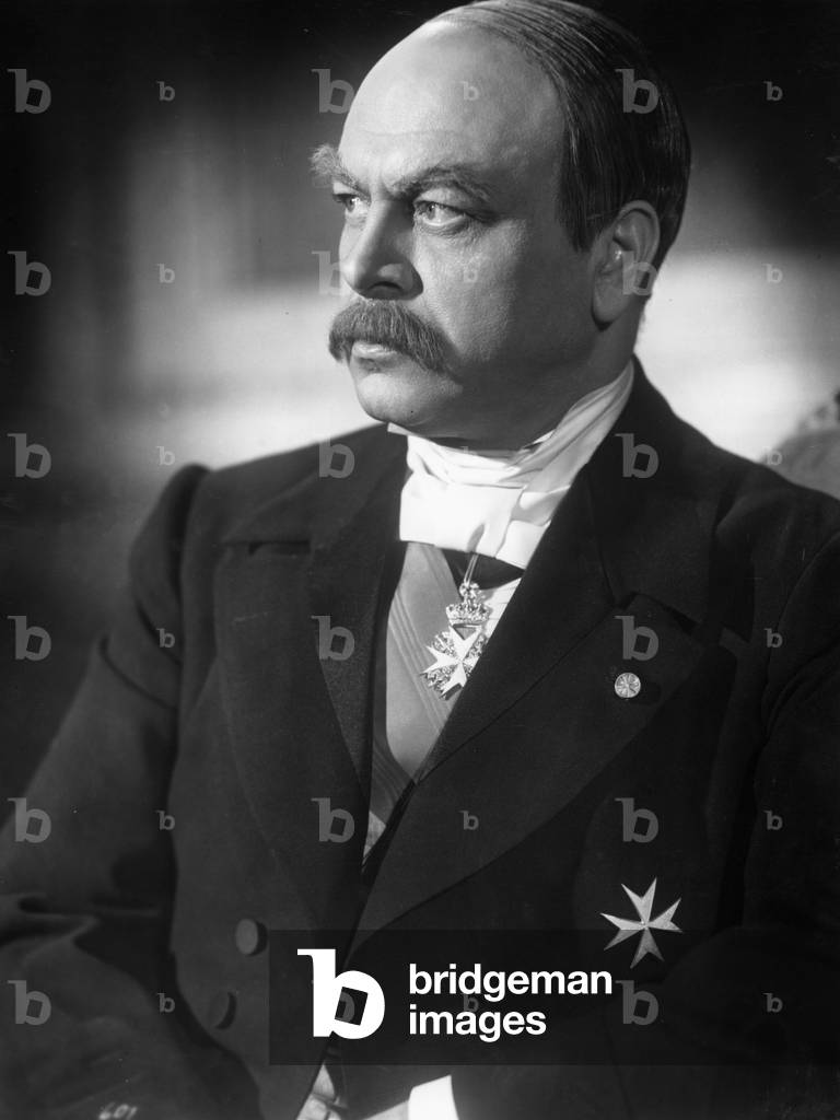 Paul Hartmann in 'Bismarck', 1940 (b/w photo)