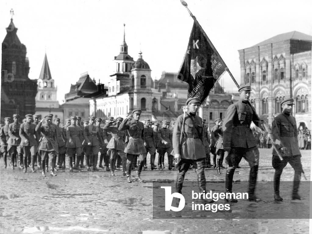 Parade of the Red Army 1926 (b/w photo)