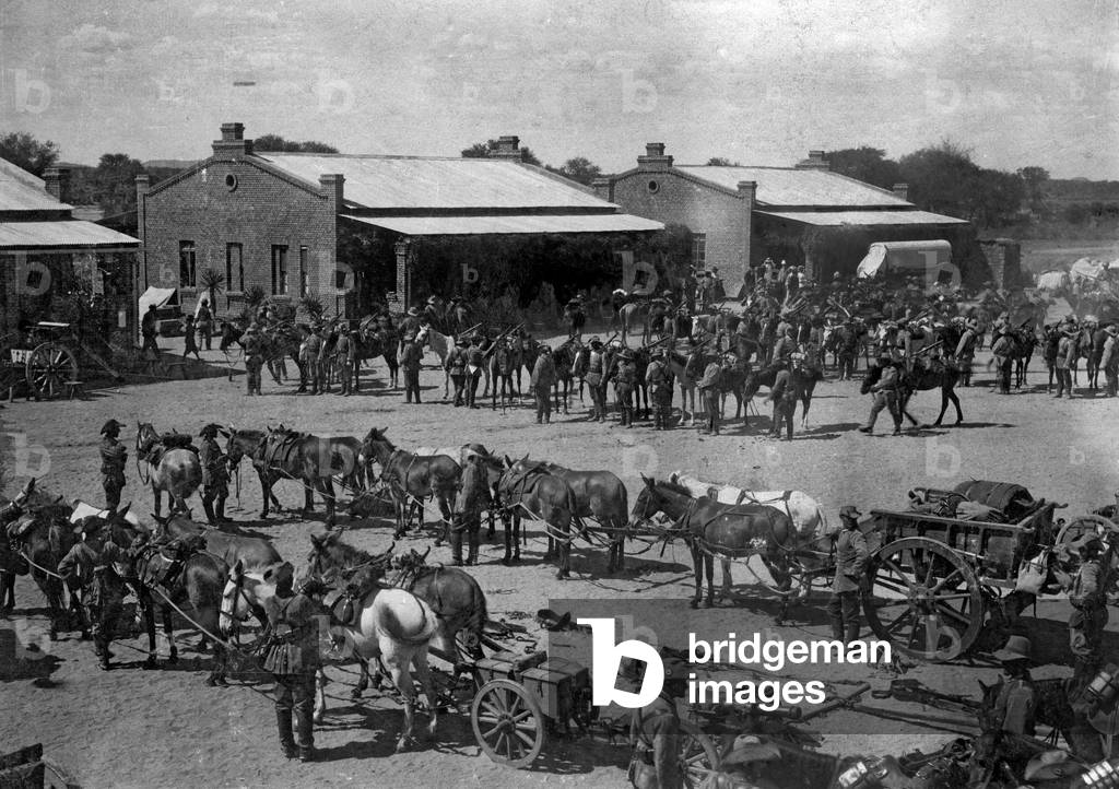 German South West Africa 1904-1905: Fighting against Hottentots and Hereros (photo)