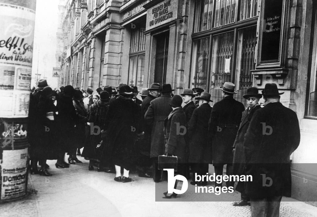 Closure of the Bank fuer Handel und Grundbesitz, 1931