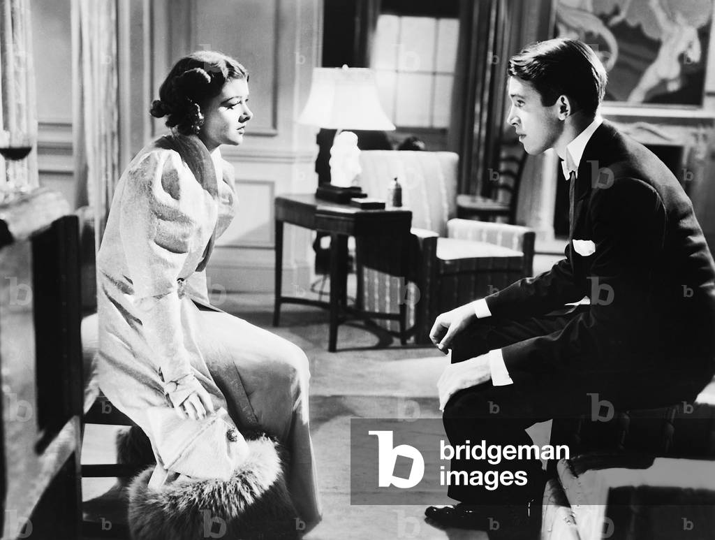 Myrna Loy and James Stewart in 'After the Thin Man', 1936 (b/w photo)