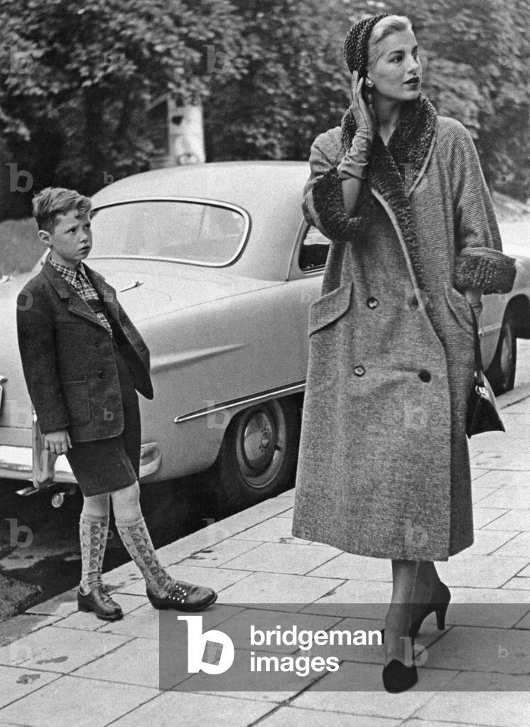 Coats, 1952 (b/w photo)