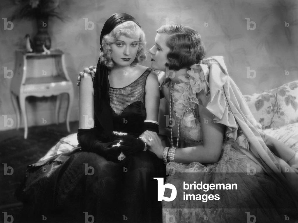 Camilla Horn and Olga Tschechowa in 'The Great Desire', 1930 (b/w photo)