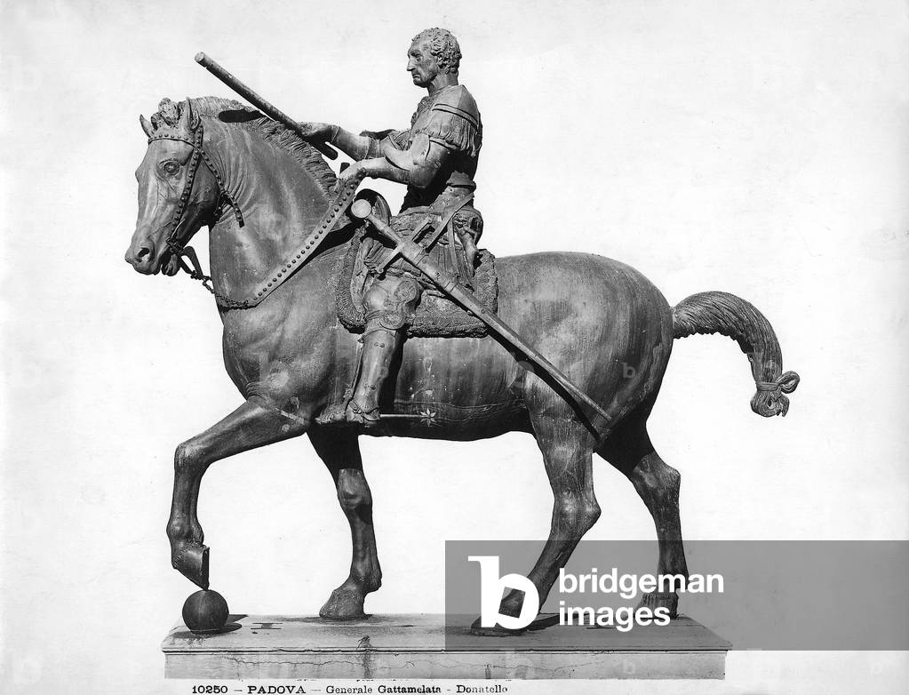 General Gattamelata, Statute of Donatello (b/w photo)