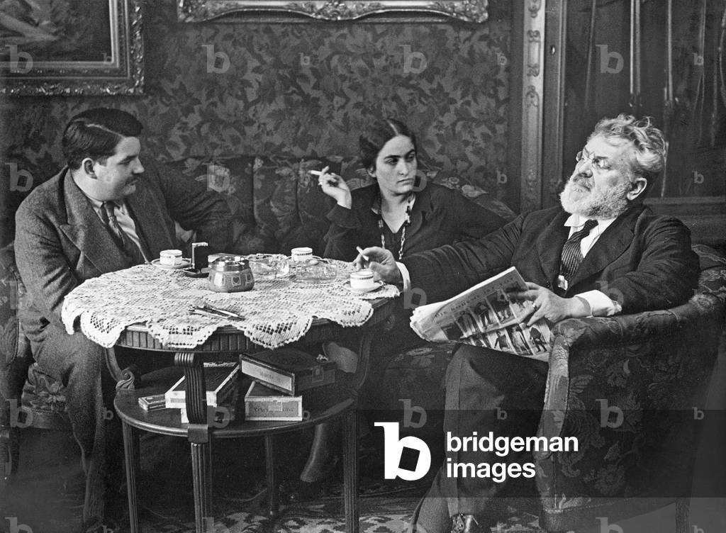 Max Slevogt, 1931 (b/w photo)