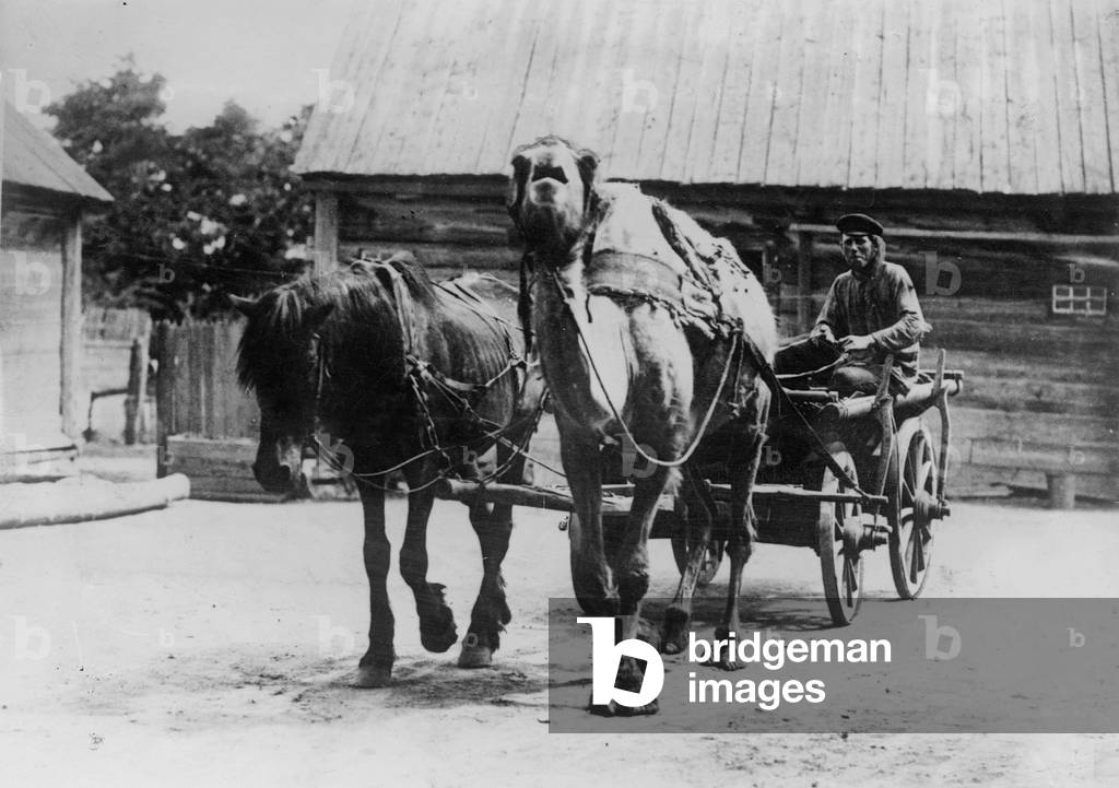 Volga German, 1928 (b/w photo)
