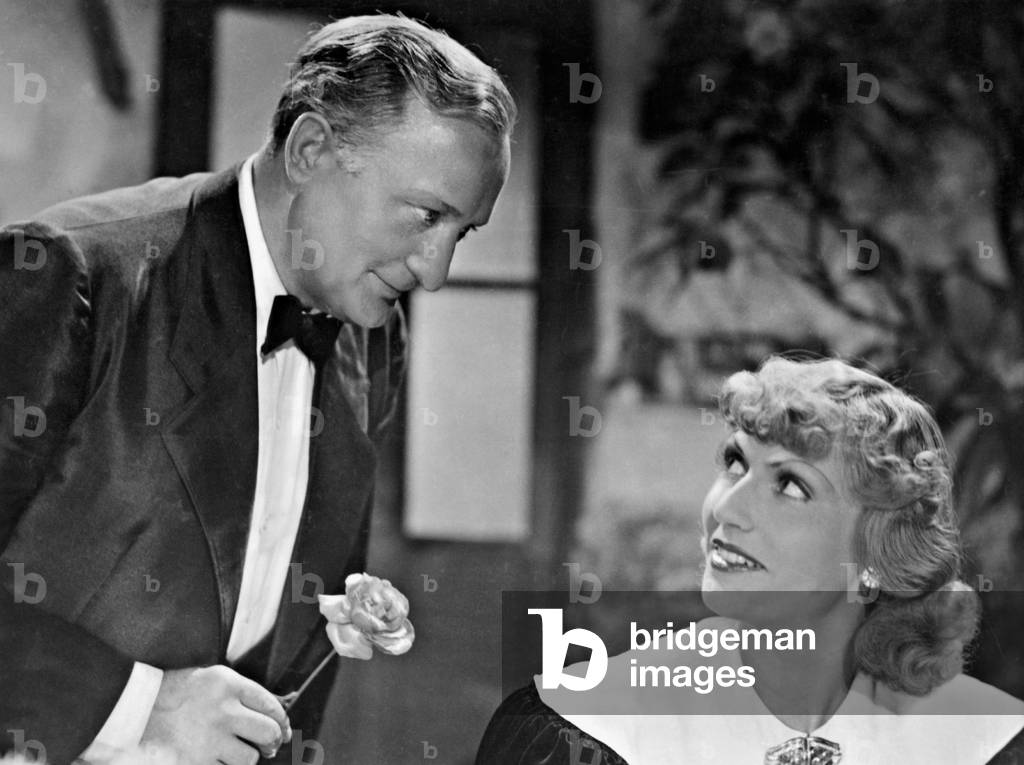 Hans Albers and Hilde Weissner in 'Ein Mann auf Abwegen', 1939 (b/w photo)