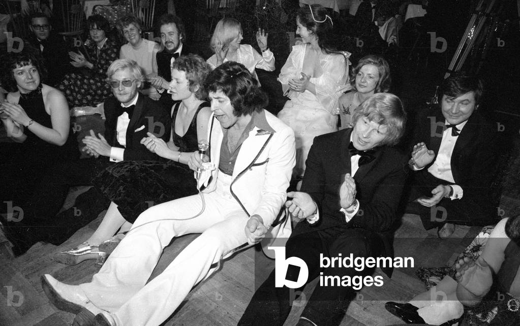 The German Film Ball in Munich, 1974 (b/w photo)