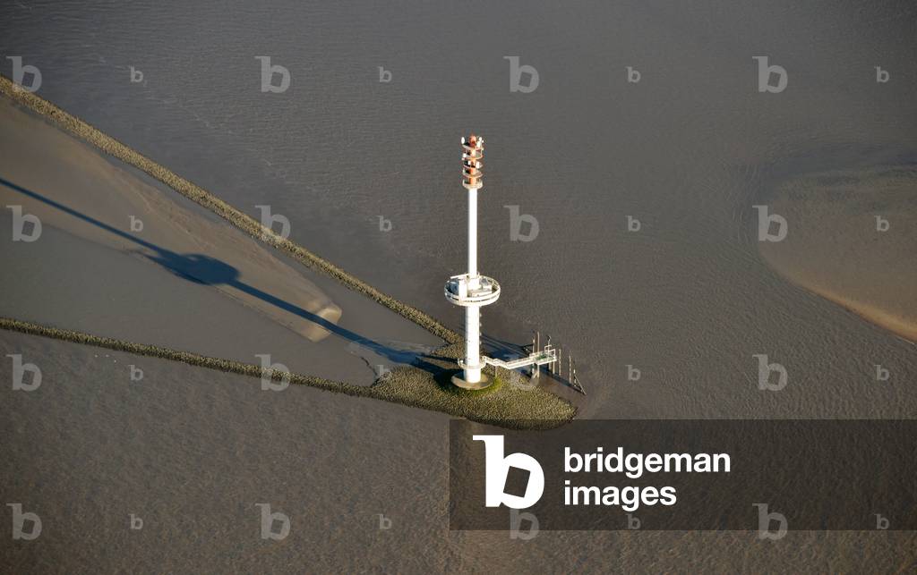 Radar tower, Rhinplate, Schleswig-Hol​stein, Germany, 16th January 2017 (photo)