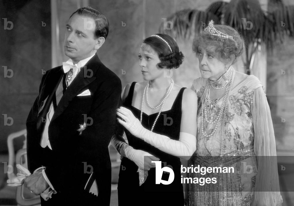 Johannes Riemann, Lee Parry and Adele Sandrock in 'Love at first sound', 1932 (b/w photo)