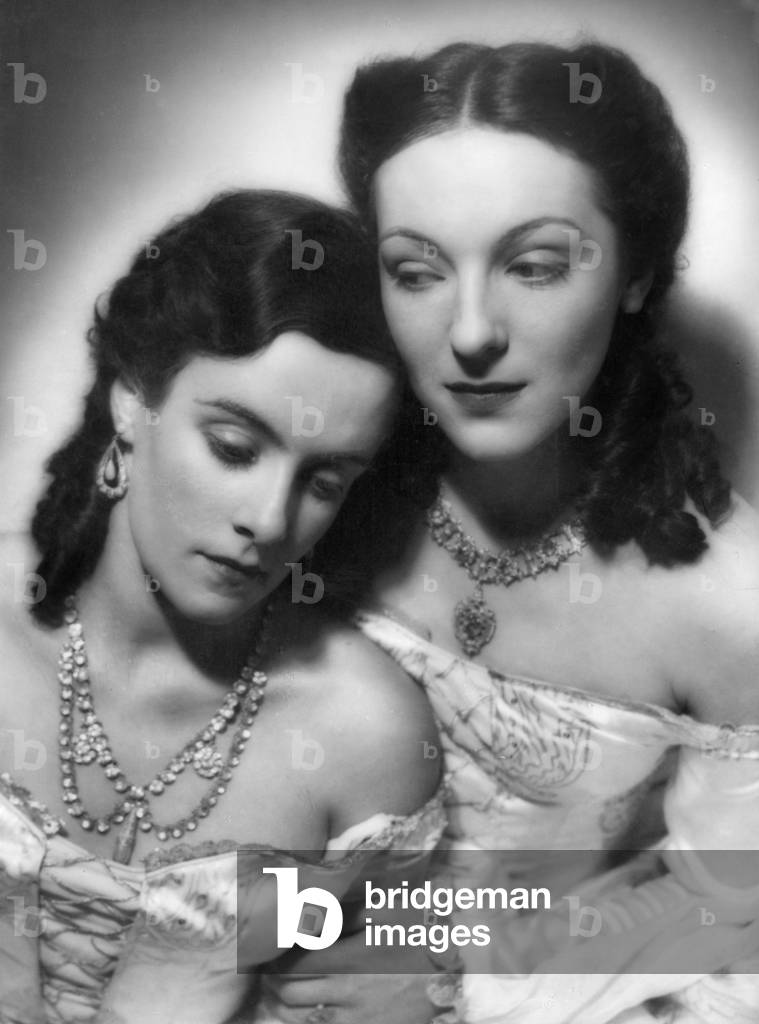 Erika Dannhoff and Angela Salloker (b/w photo)