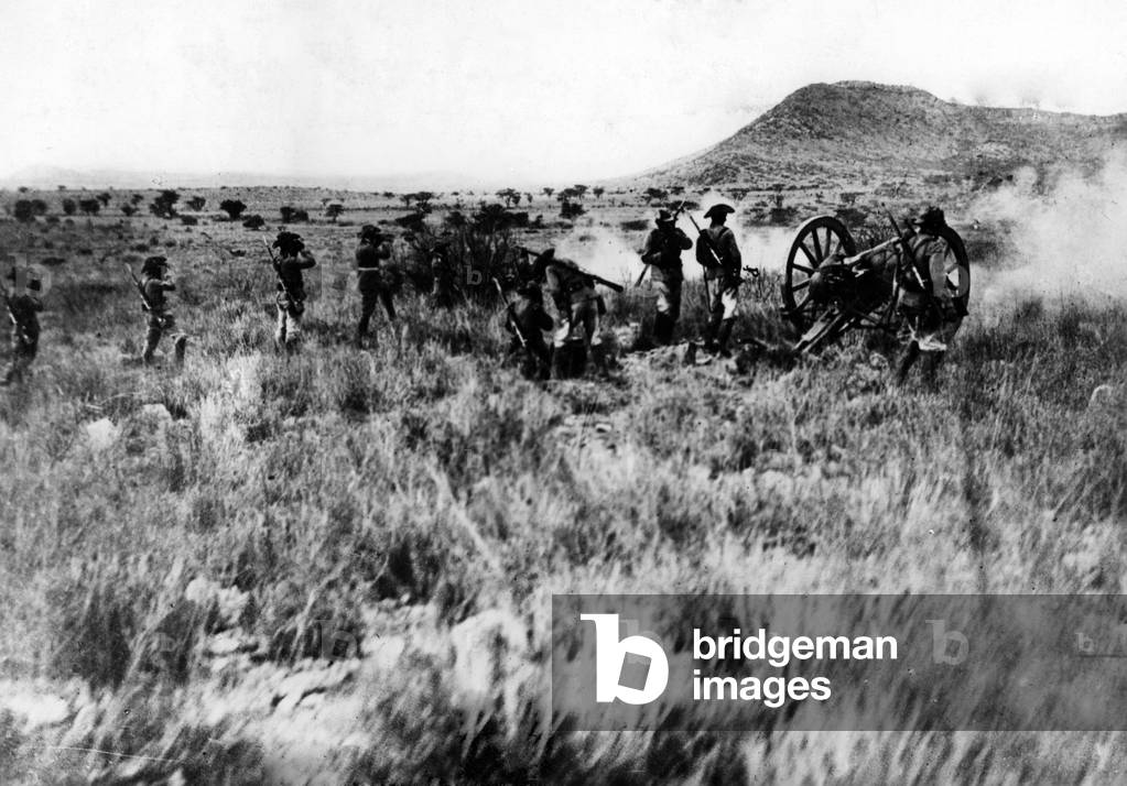 Protection force in German South-West Africa, 1914 (b/w photo)