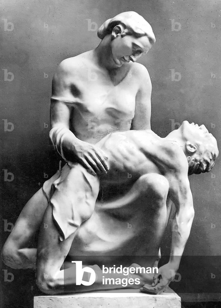 'Pieta' by Thorak (b/w photo)