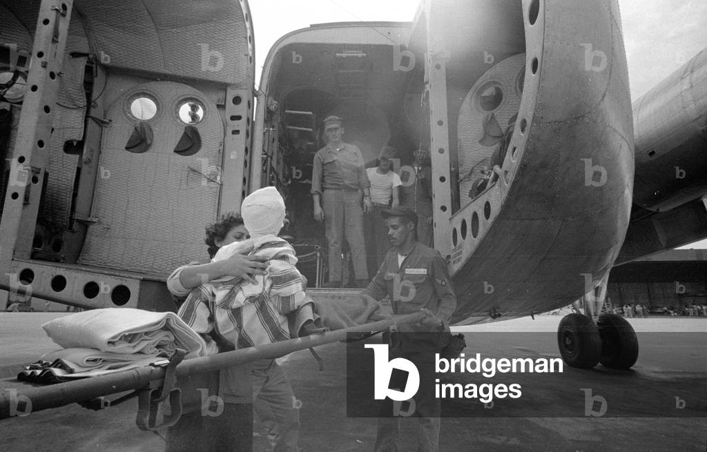 Earthquake in Agadir, 1960 (b/w photo)