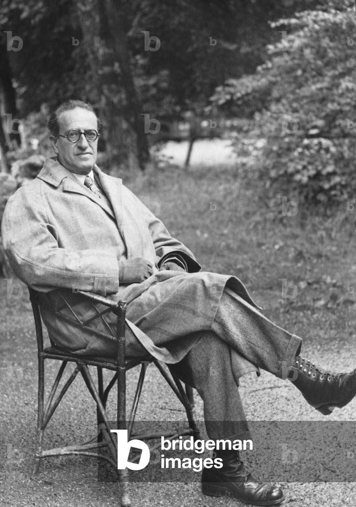 Oscar Strauss, 1929 (b/w photo)