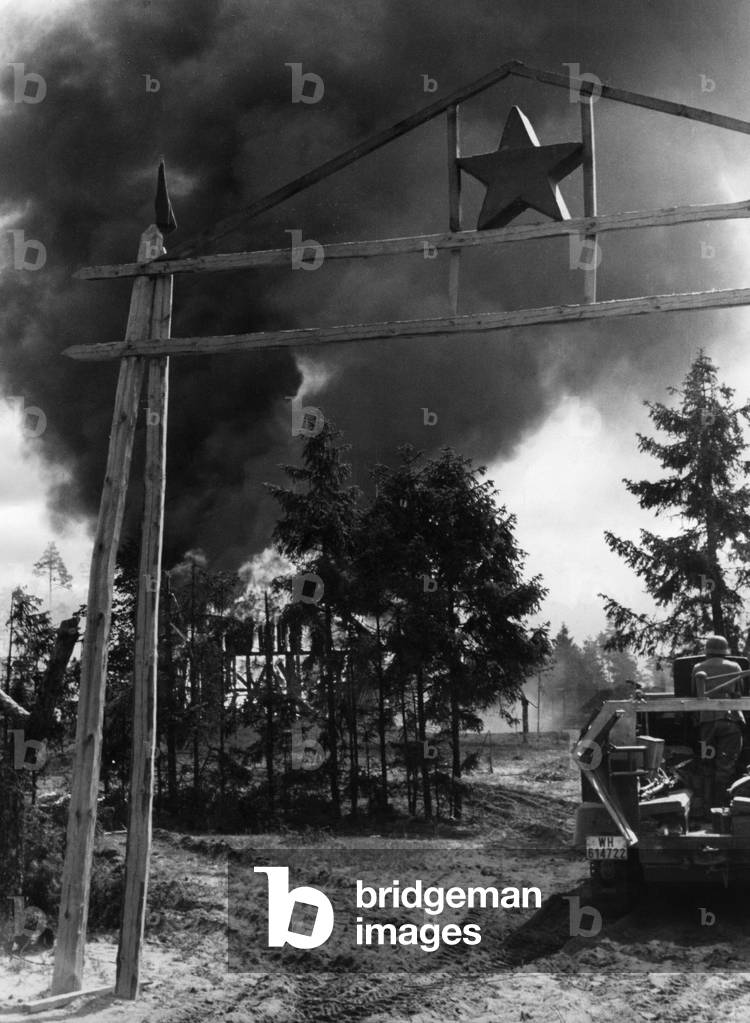Soviet border post at the beginning of the Russian campaign, 1941