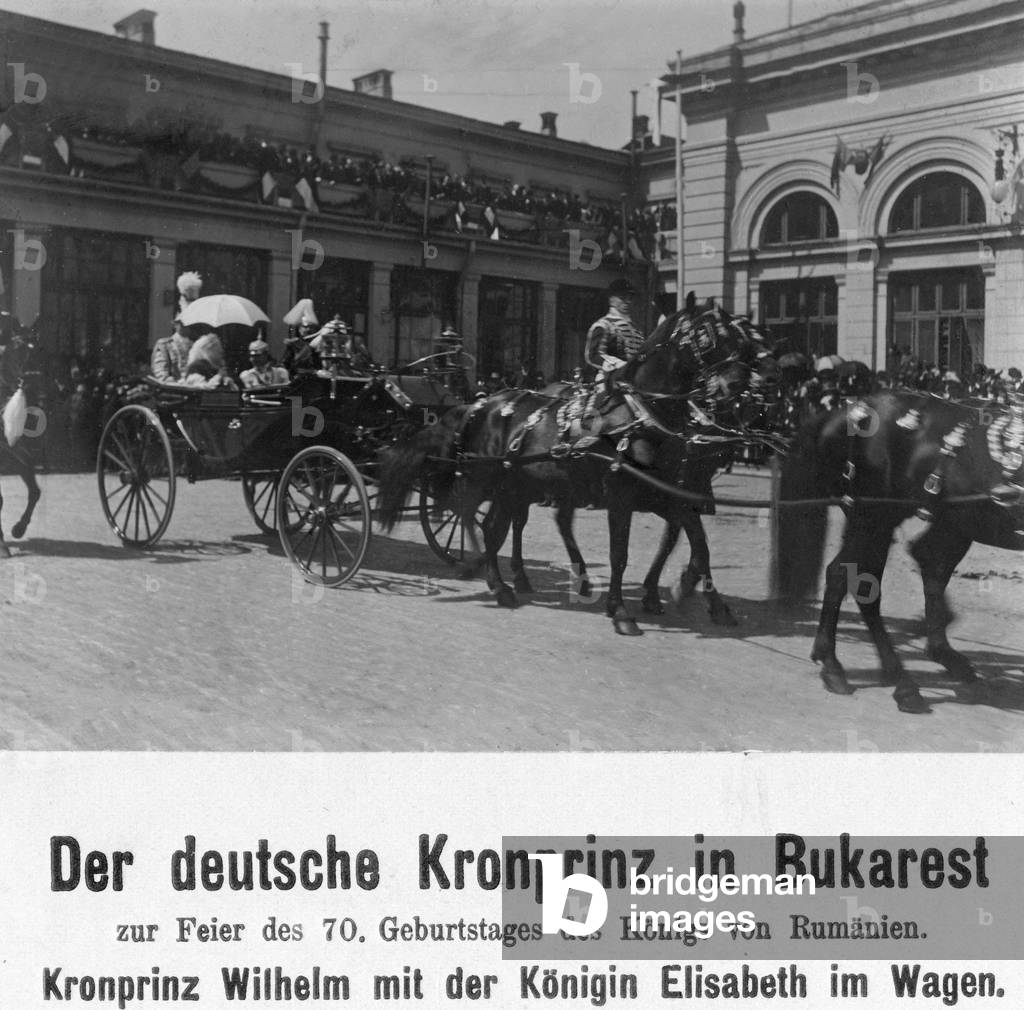 Crown Prince Wilhelm of Prussia in Bucharest, 1909