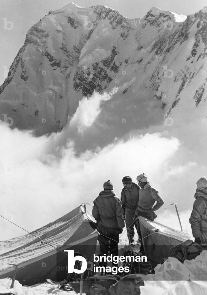 German Himalaya Expedition, 1934 (b/w photo)