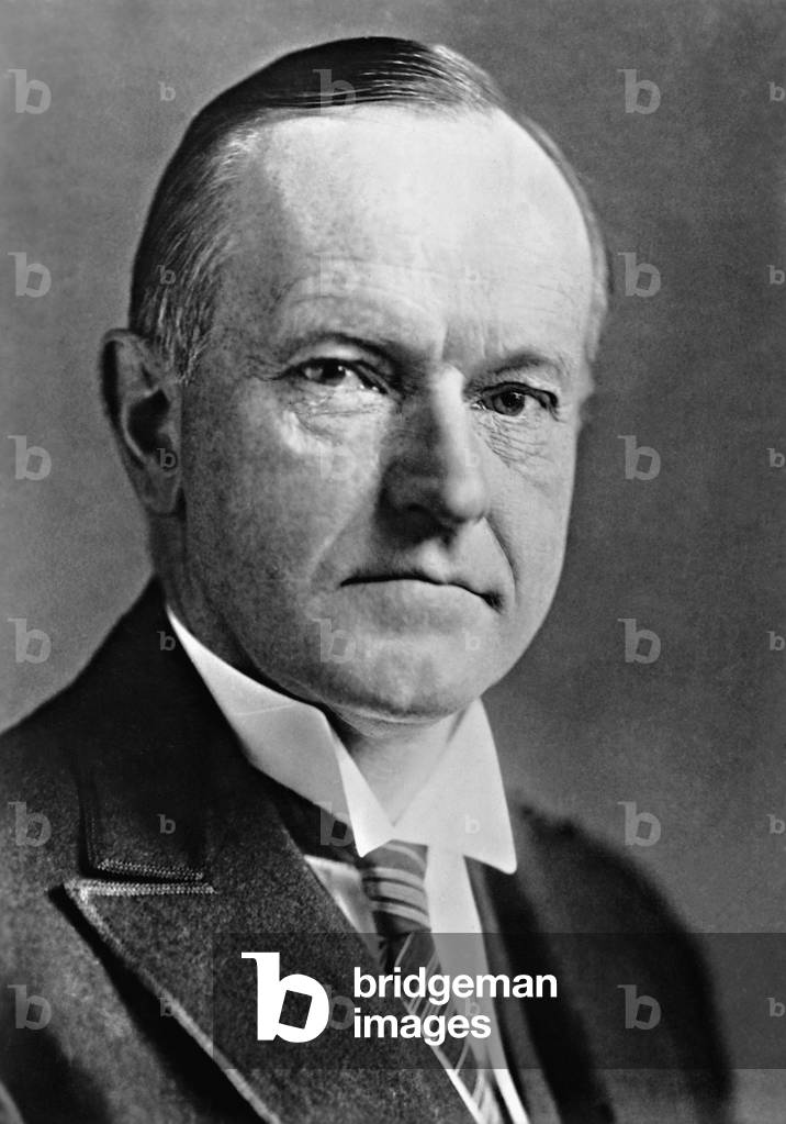 Calvin Coolidge (b/w photo)