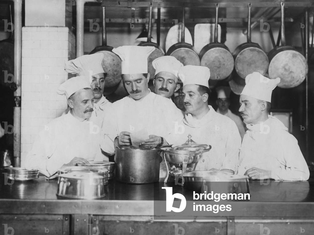Special train of the Queen of Romania, 1926 (b/w photo)