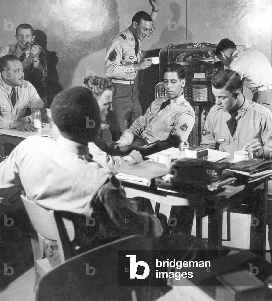 American occupation in Germany (b/w photo)