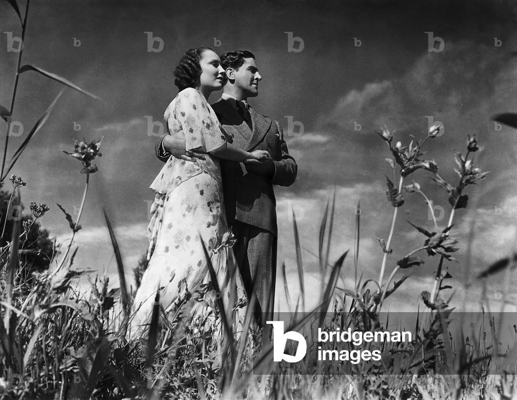 Lida Baarova and Albrecht Schoenhals in 'One Too Many on Board', 1935 (b/w photo)