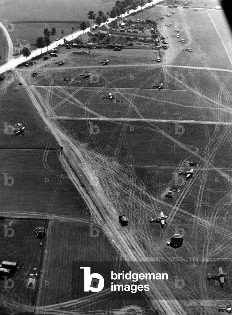 Airfield of the Luftwaffe in France, May 1940