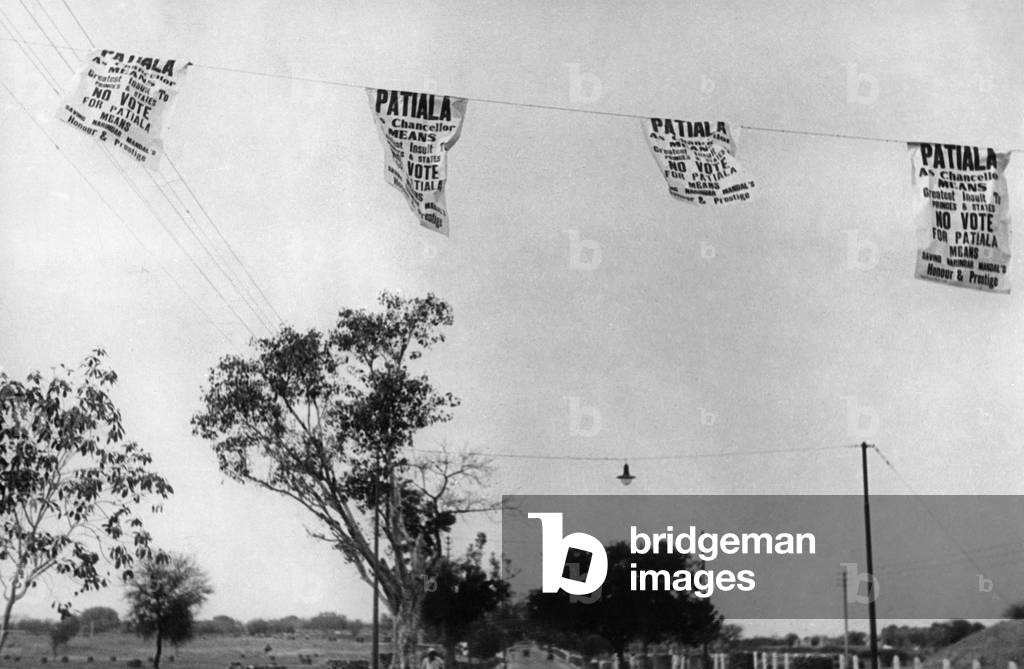India's fight for independence against the British, 1919-39 (b/w photo)