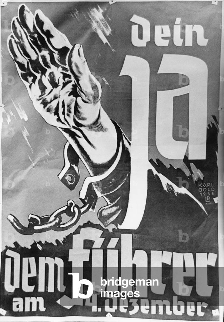 Election poster from the Sudetenland, 1938