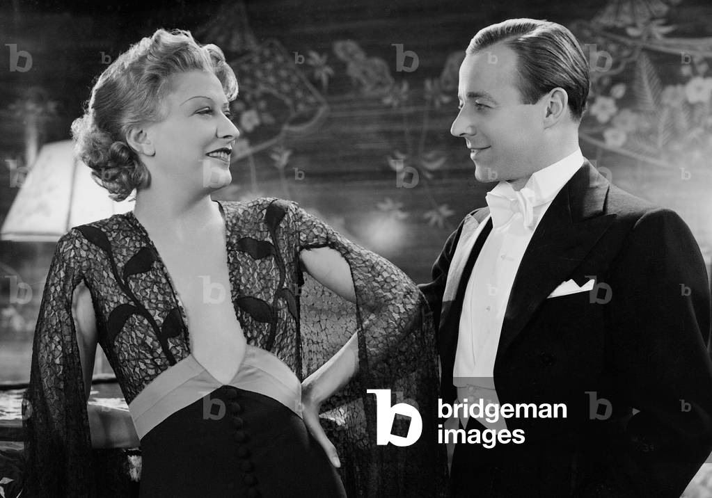 Hilde Hildebrand and Heinz Ruehmann in 'Allotria', 1936 (b/w photo)