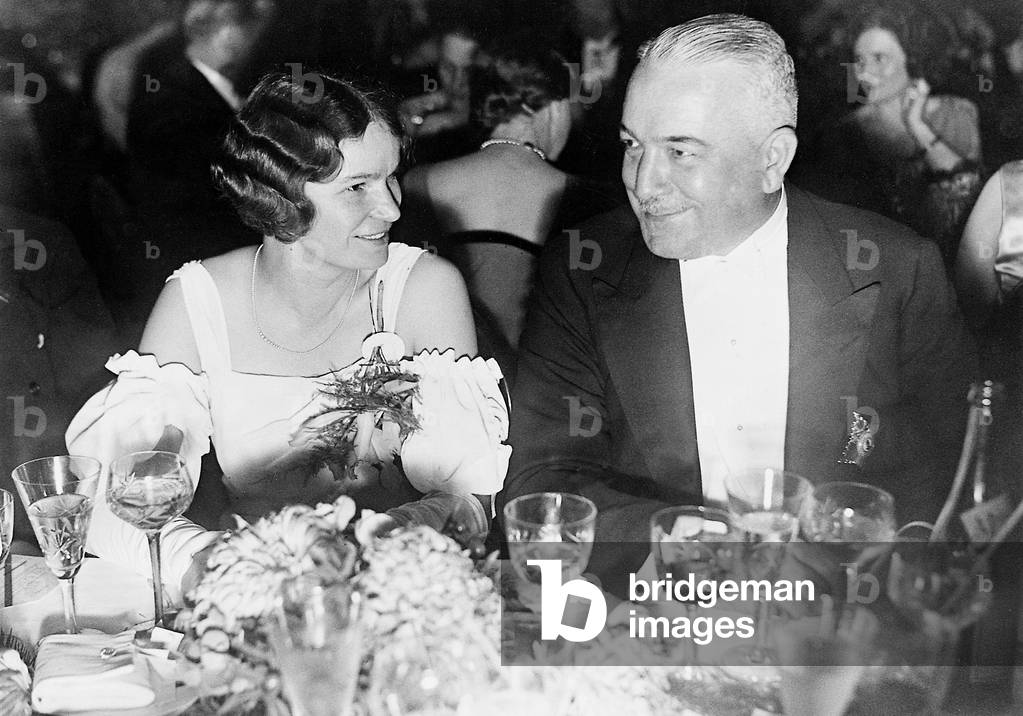 Konstantin von Neurath at the Foreign Press Ball, 1932 (b/w photo)