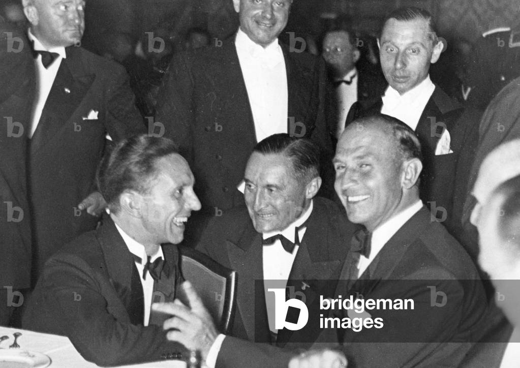 Joseph Goebbels with Dino Alfieri, 1936