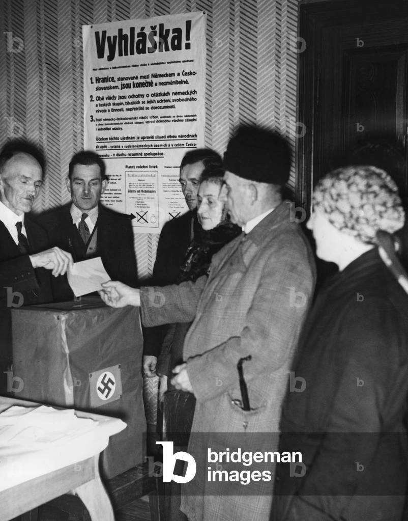 Referendum on the Anschluss (annexation) of the Sudetenland, 1938