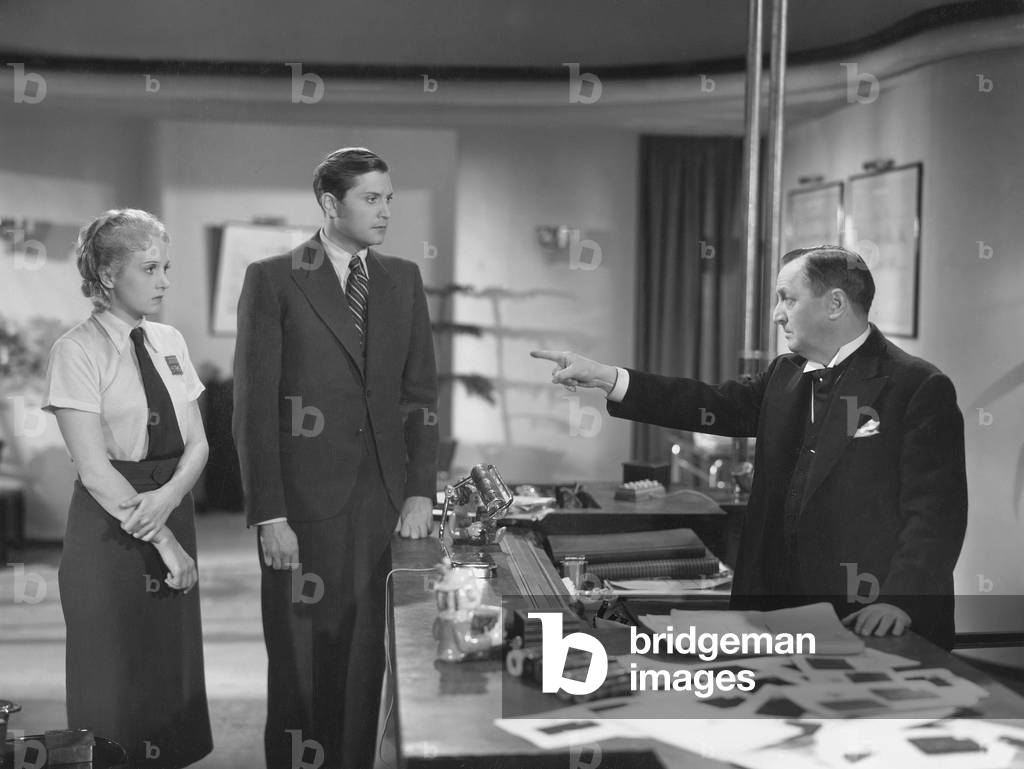 Thekla Ahrens and Hans Moser in 'All for Veronica', 1936 (b/w photo)