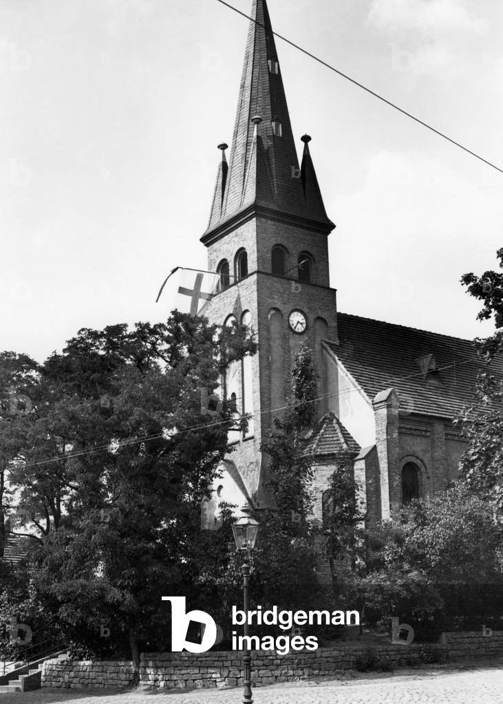 Village church in Rahnsdorf, circa 1930s