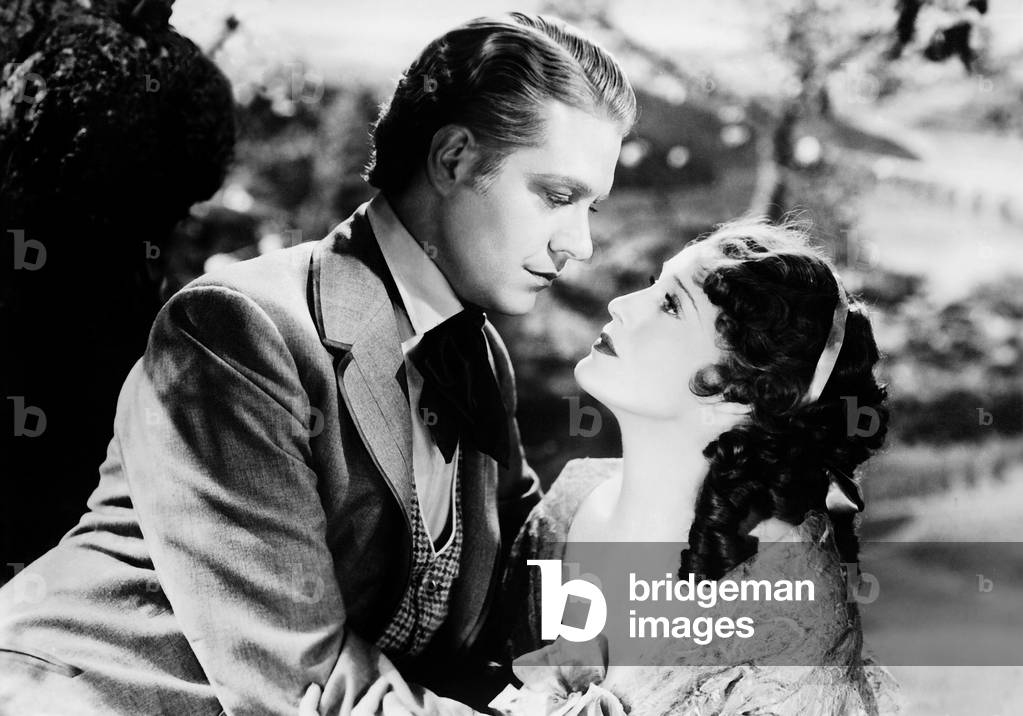 Nelson Eddy and Jeanette MacDonald in 'Maytime', 1937 (b/w photo)