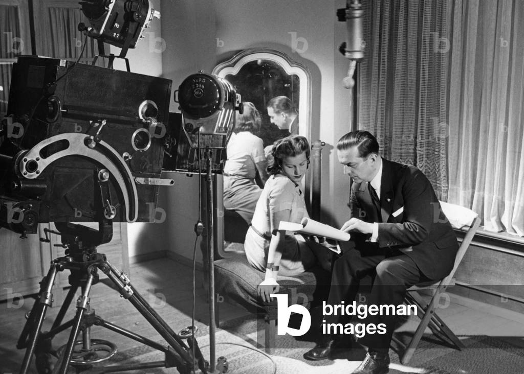 Role discussion at the Film Academy, 1939