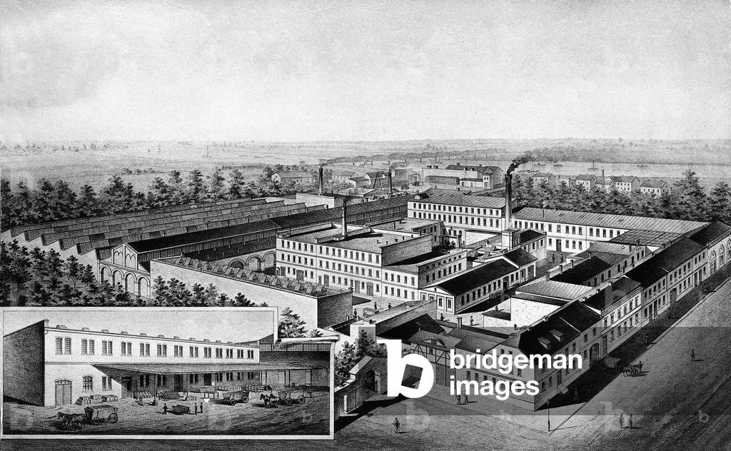 Industry in Graudenz (b/w photo)