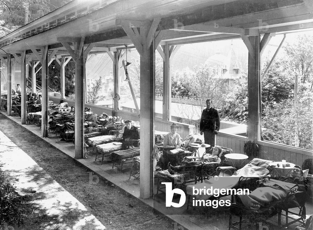 Sanatorium St. Blasien, 1913 (b/w photo)