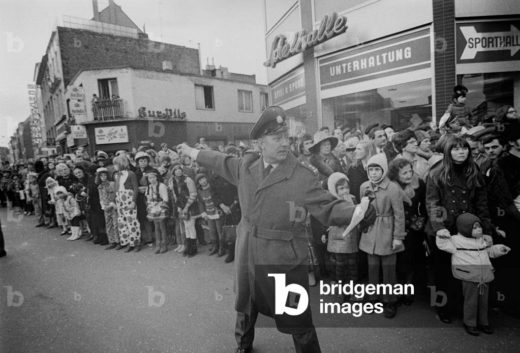 The Cologne Carnival (b/w photo)