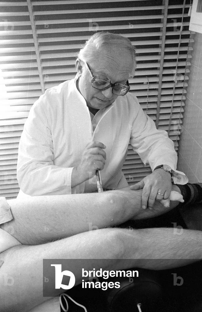 Neural therapy, 1974 (b/w photo)